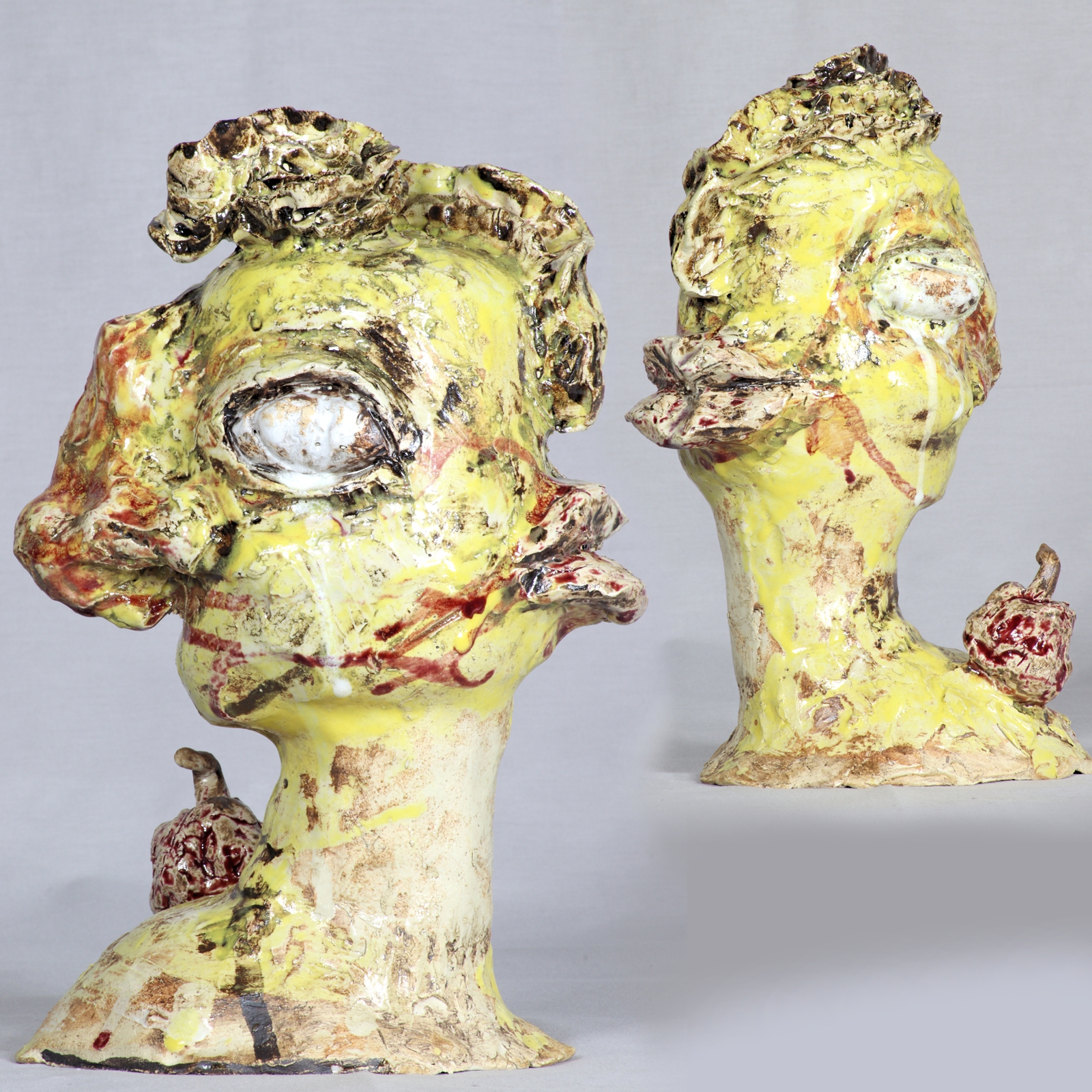Sculpture, Bust, Ceramics